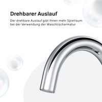 FXB02700 Bad Armatur X-Joy S Waschtischarmatur mit drehbarem Auslauf Wasserhahn ampm-store.de