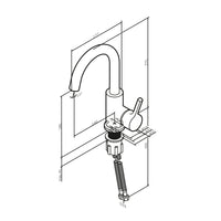 FXB02700 Bad Armatur X-Joy S Waschtischarmatur mit drehbarem Auslauf Wasserhahn ampm-store.de