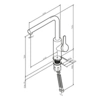 FXB05000 Küchenarmatur X-Joy S Spültischarmatur Küche Spültisch-Einhebelmischer ampm-store.de