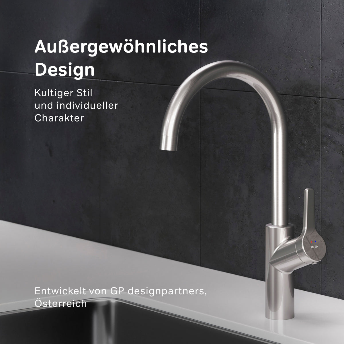 Robinet de cuisine X-Joy S avec bec pivotant–FXB07011
