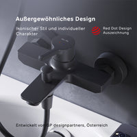 FXB10022 Wannenarmatur X-Joy S Mischbatterie Badewanne Wasserhahn Bad, Schwarz ampm-store.de