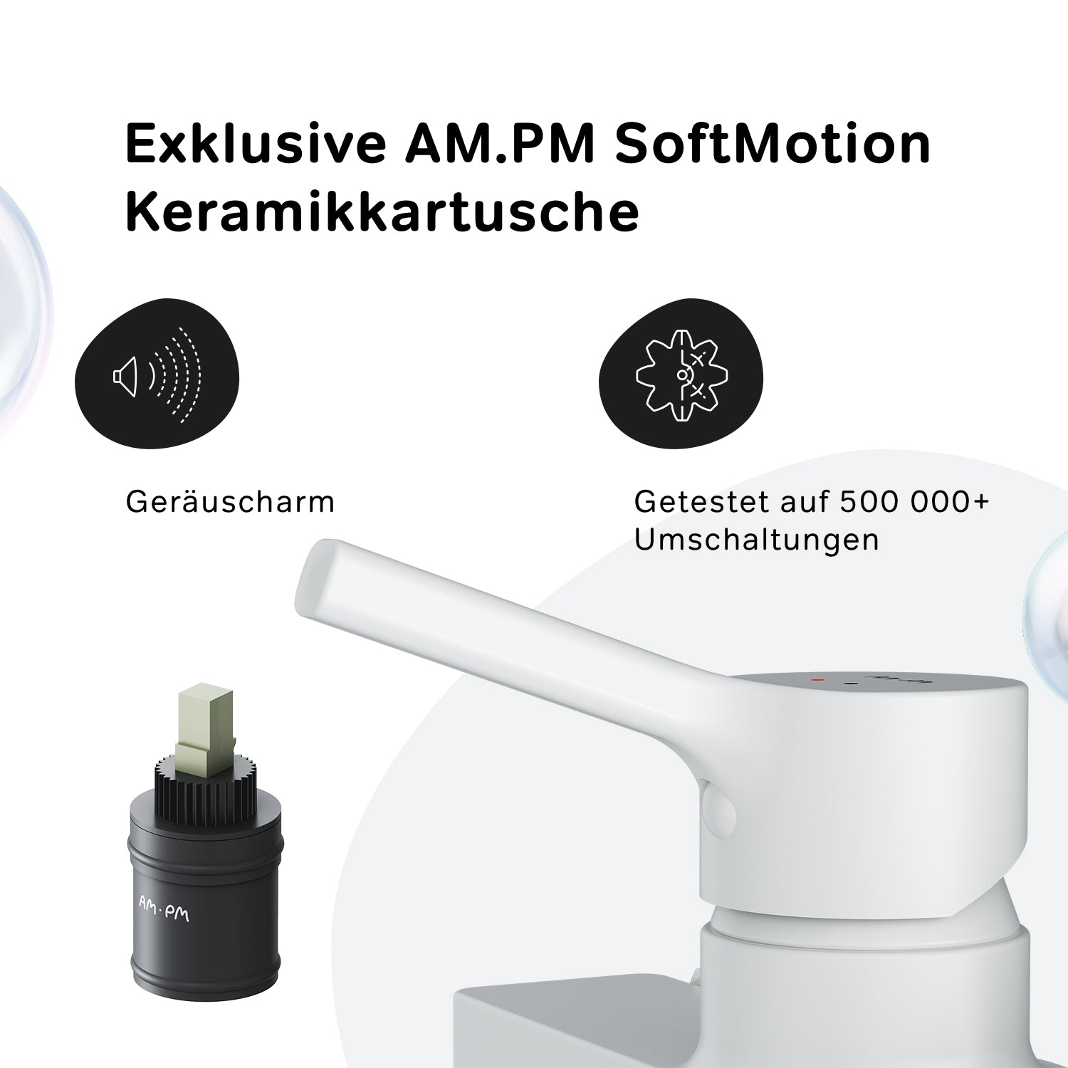 FXB20033 Duscharmatur X-Joy S Brausearmatur Mischbatterie Dusche, Weiß ampm-store.de