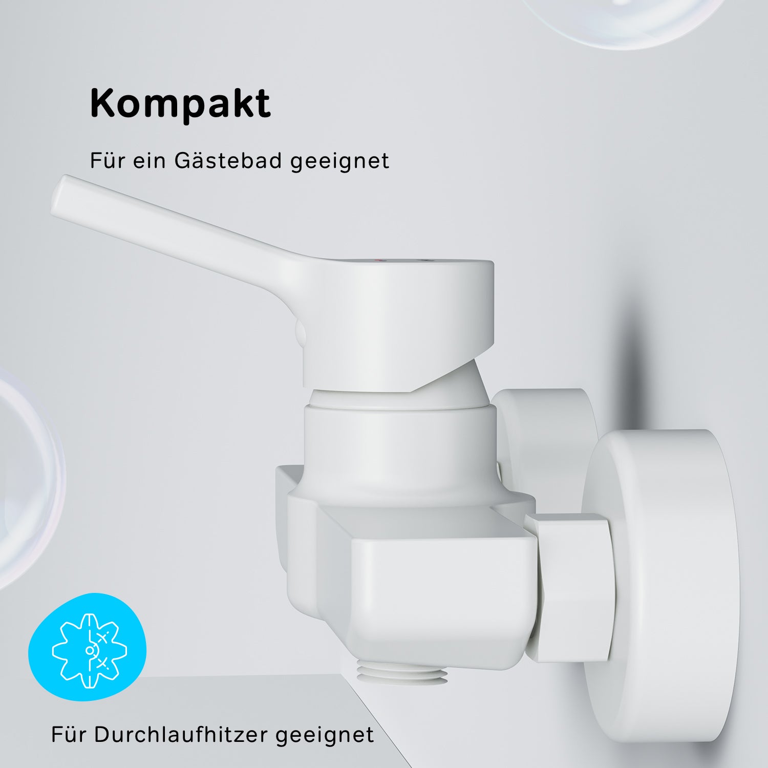 FXB20033 Duscharmatur X-Joy S Brausearmatur Mischbatterie Dusche, Weiß ampm-store.de