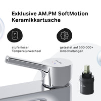 FXB82100 Х-Joy S Waschtischarmatur mit Zugstange und Ablaufgarnitur, Chrom | ampm-store.de