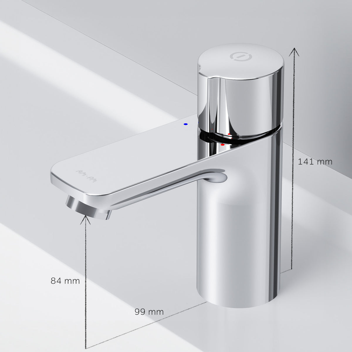 FXT02500 Bad Armatur X-Joy TouchReel Waschtischarmatur Wasserhahn ampm-store.de