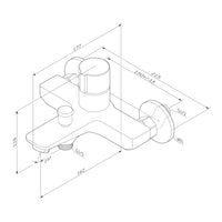 FXT10500 Wannenarmatur X-Joy TouchReel Mischbatterie Badewanne Wasserhahn Bad ampm-store.de