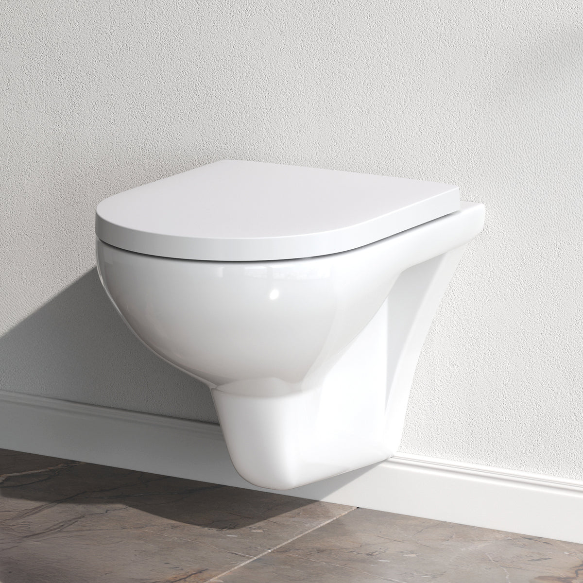 Wand-WC Hit spülrandlos mit WC-Sitz – CTA1700SC