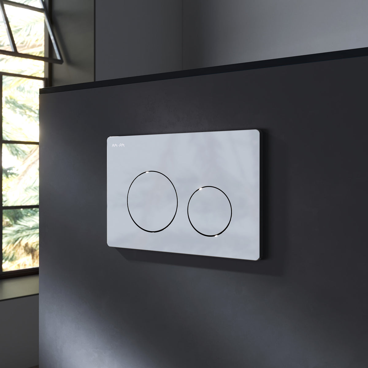 WC-Komplettset Libre mit Vorwandelement und Betätigungsplatte in Chrom - IIS90151.LB1900