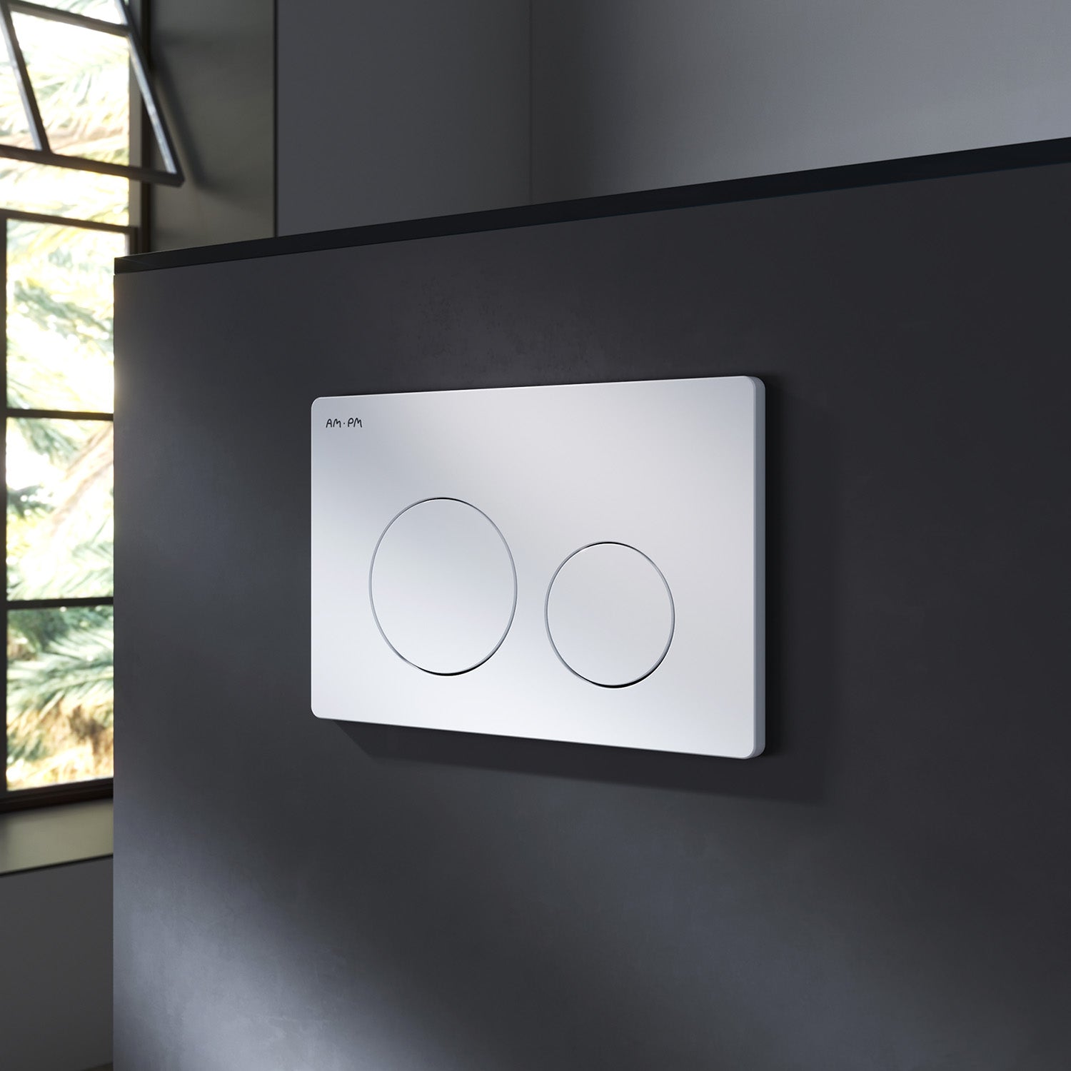 IIS90101.XB1700 Set: Wand-WC + Vorwandelement + Drückerplatte