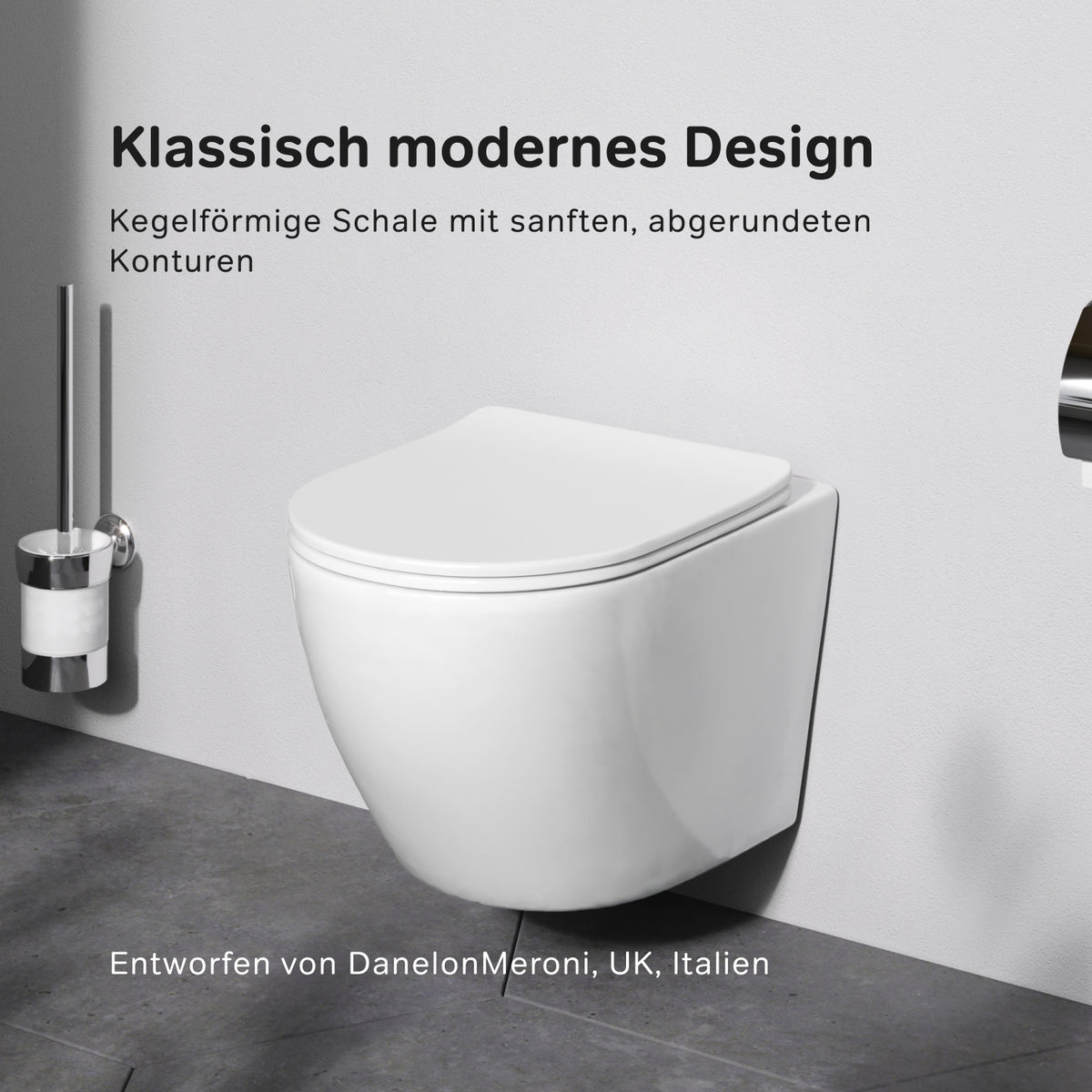 Ensemble WC complet avec bâti-support suspendu et plaque de commande blanche–IIS90201. LA1900