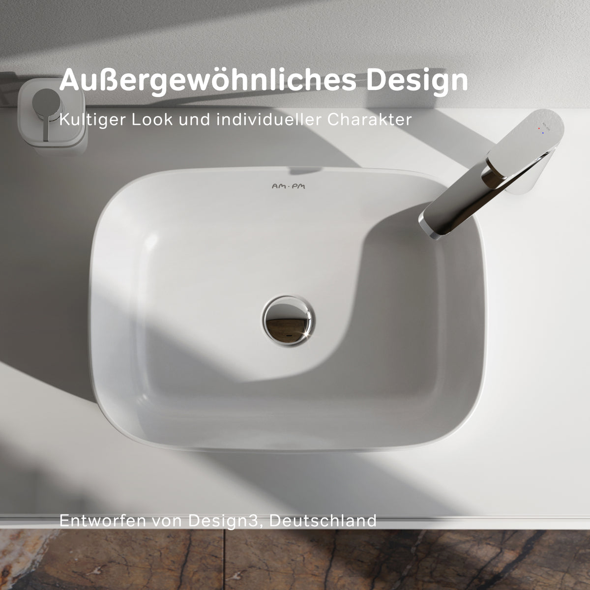 Aufsatzwaschbecken Func 45 cm – MFAWCC10450WG