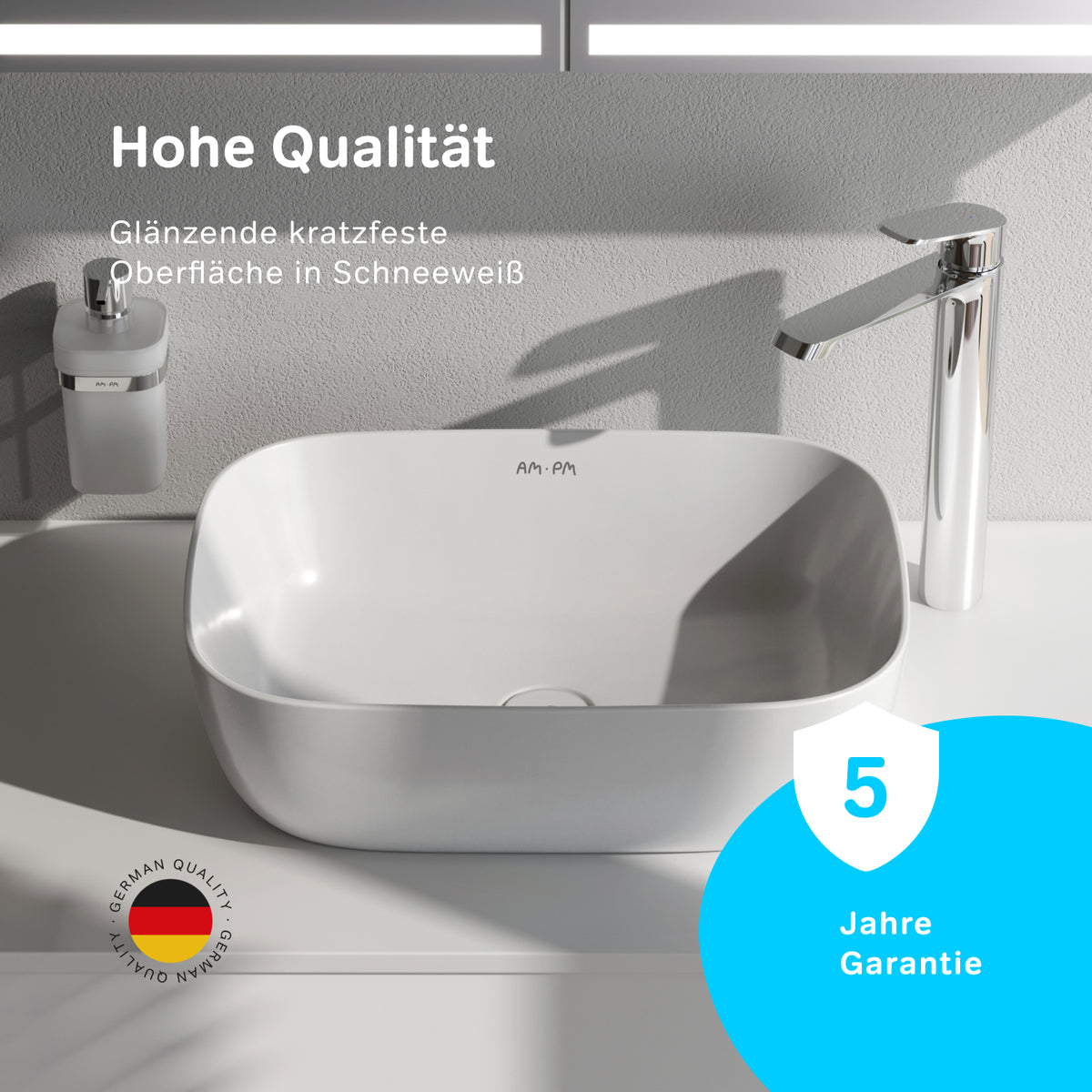 Aufsatzwaschbecken Func 45 cm – MFAWCC10450WG