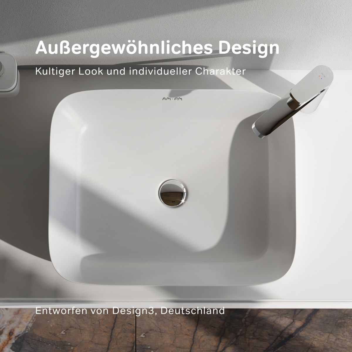 Aufsatzwaschbecken Func 51 cm – MFAWCC10510WG