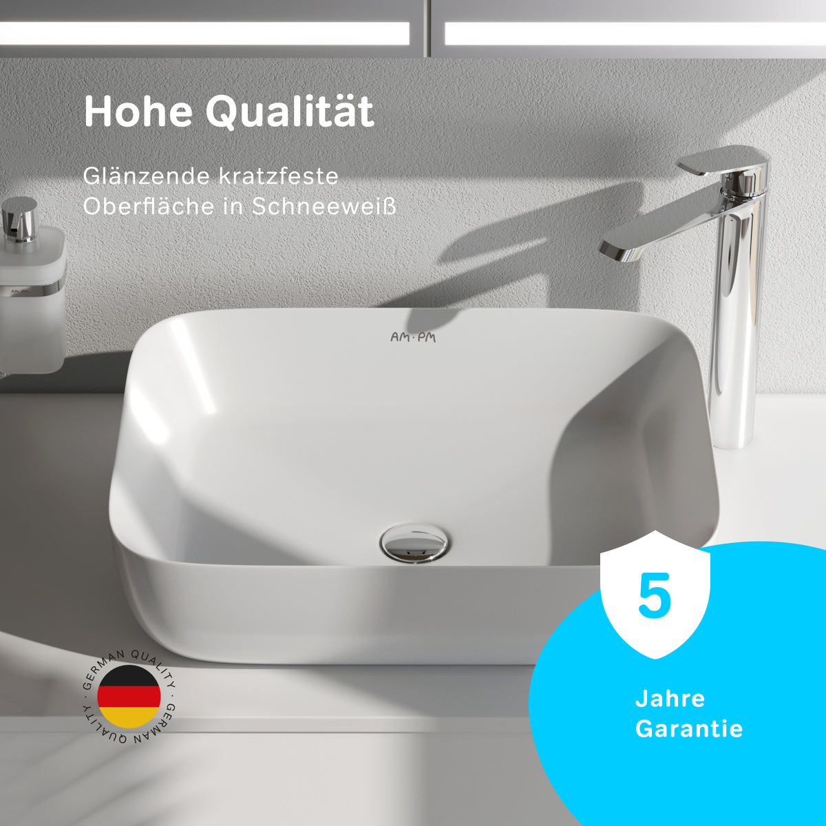 Aufsatzwaschbecken Func 51 cm – MFAWCC10510WG