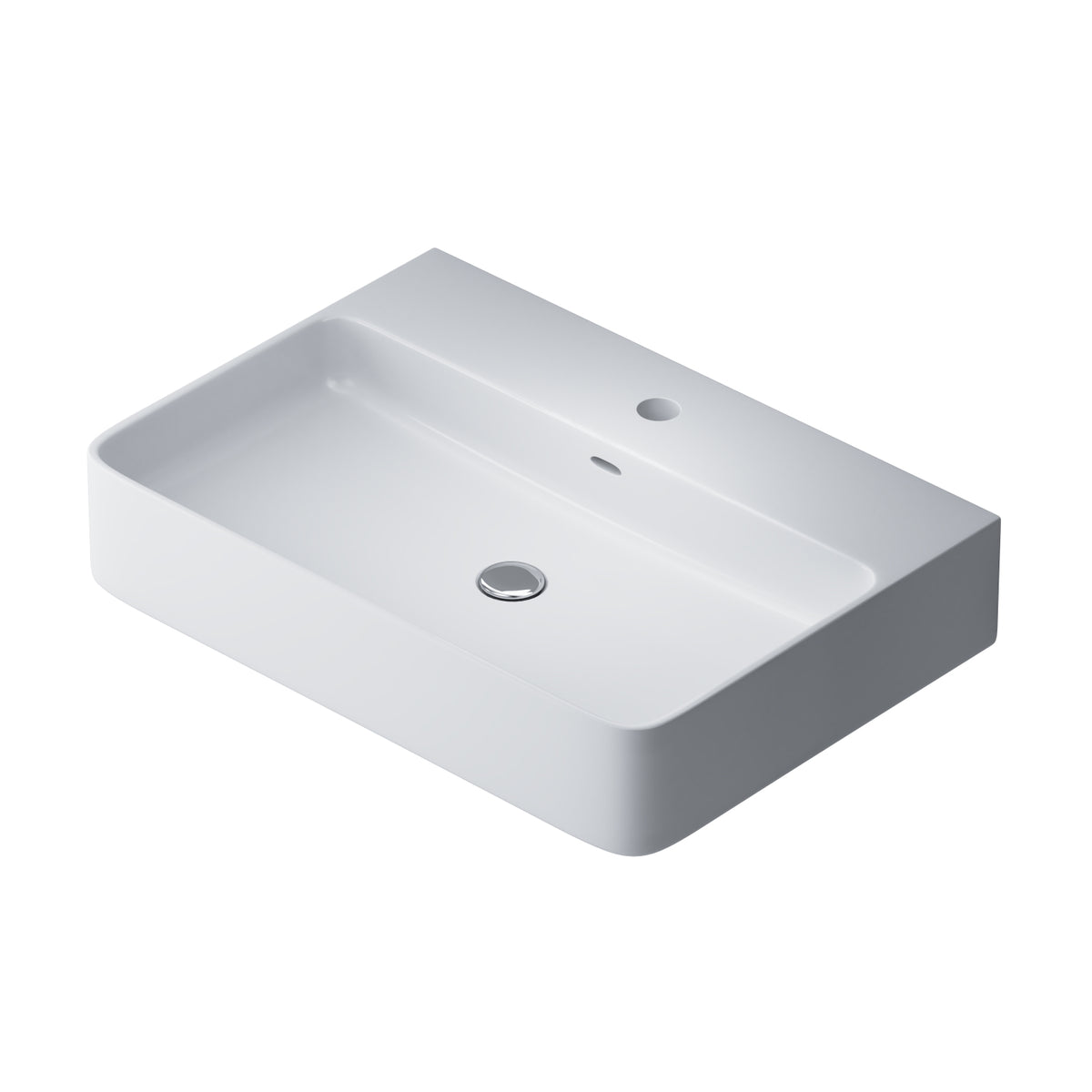 Aufsatzwaschbecken Func 60 cm aus Glasporzellan