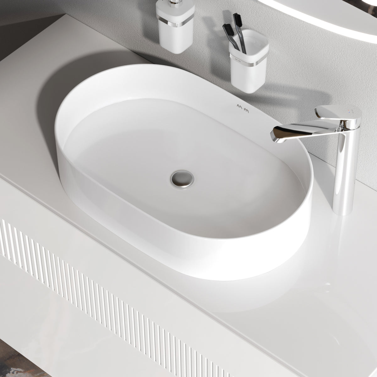 Aufsatzwaschbecken Func 61 cm – MFAWCC20610WG