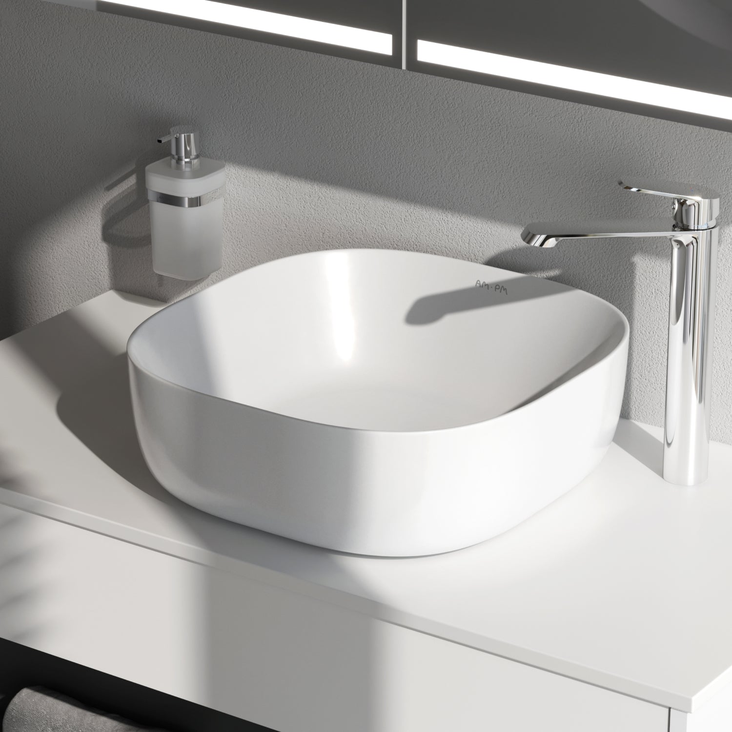 MFAWCC30430WG Aufsatzwaschbecken 43 cm Func