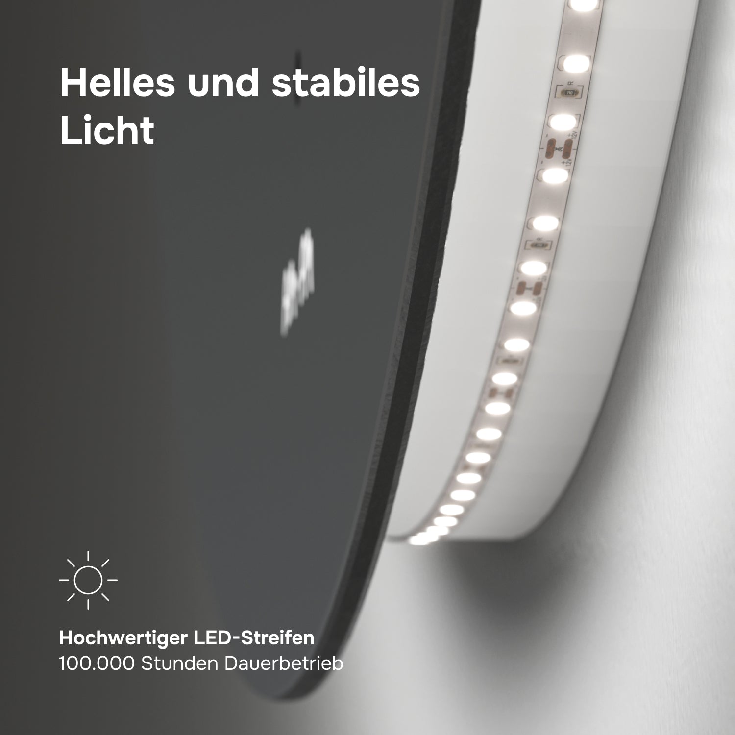 MTAMOX40601S LED-Spiegel 60 cm Hit - dimmbar, Touchless, Anti-Beschlag