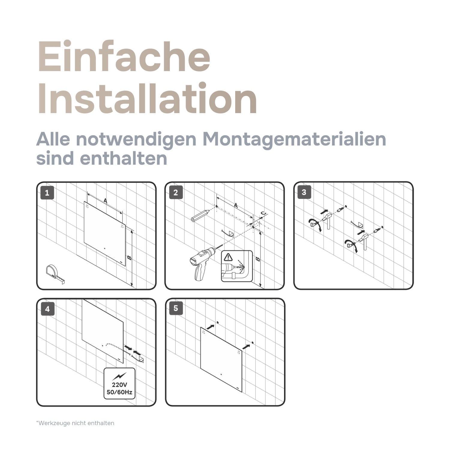 MTAMOX40601S LED-Spiegel 60 cm Hit - dimmbar, Touchless, Anti-Beschlag