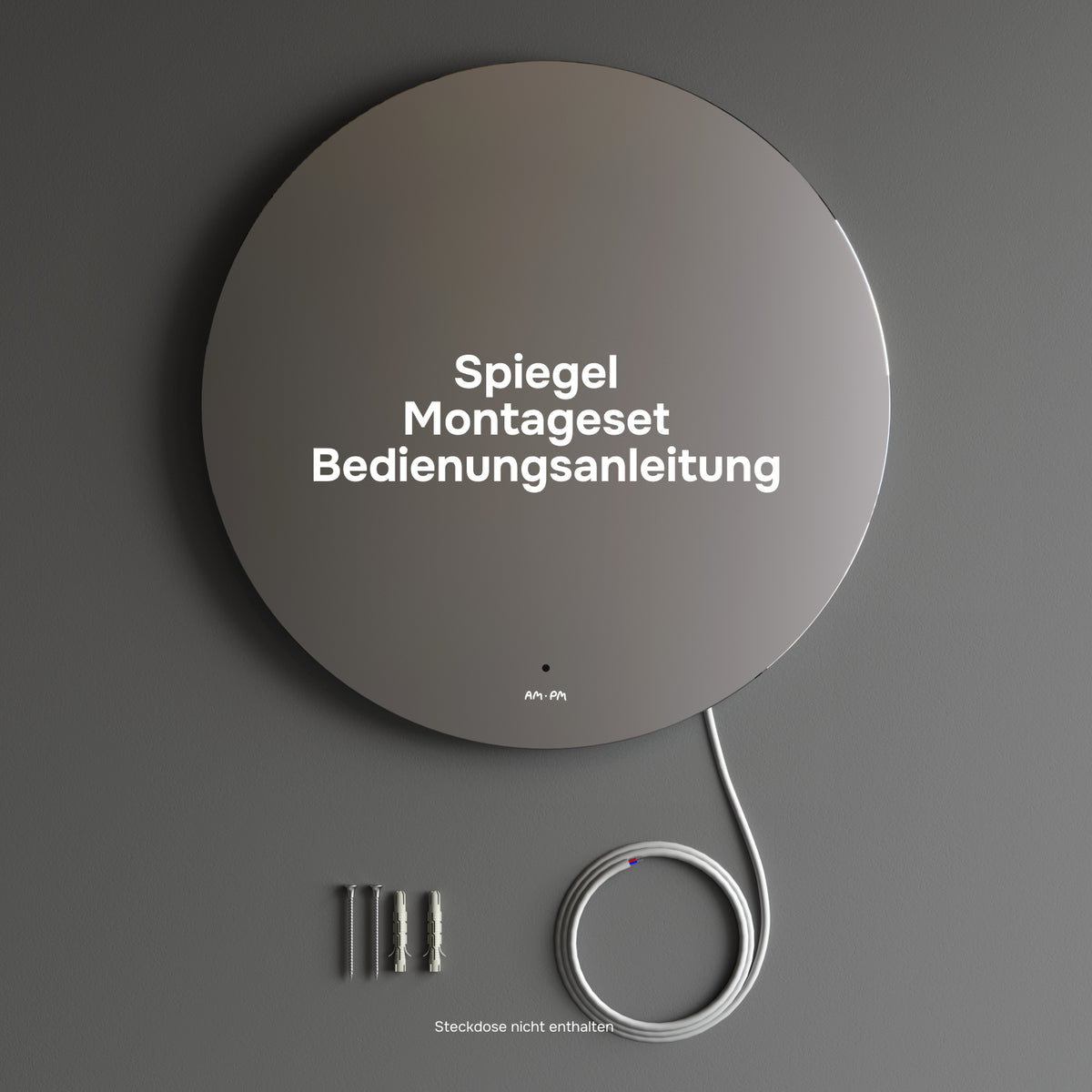 Miroir de salle de bain LED Hit 60 cm, intensité réglable, sans contact, antibuée–MTAMOX40601S