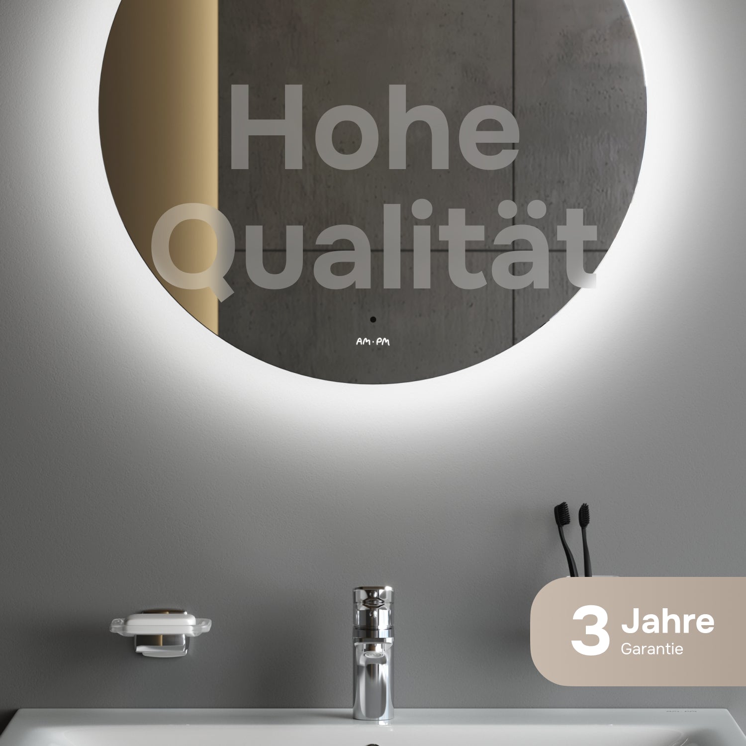 MTAMOX40601S LED-Spiegel 60 cm Hit - dimmbar, Touchless, Anti-Beschlag