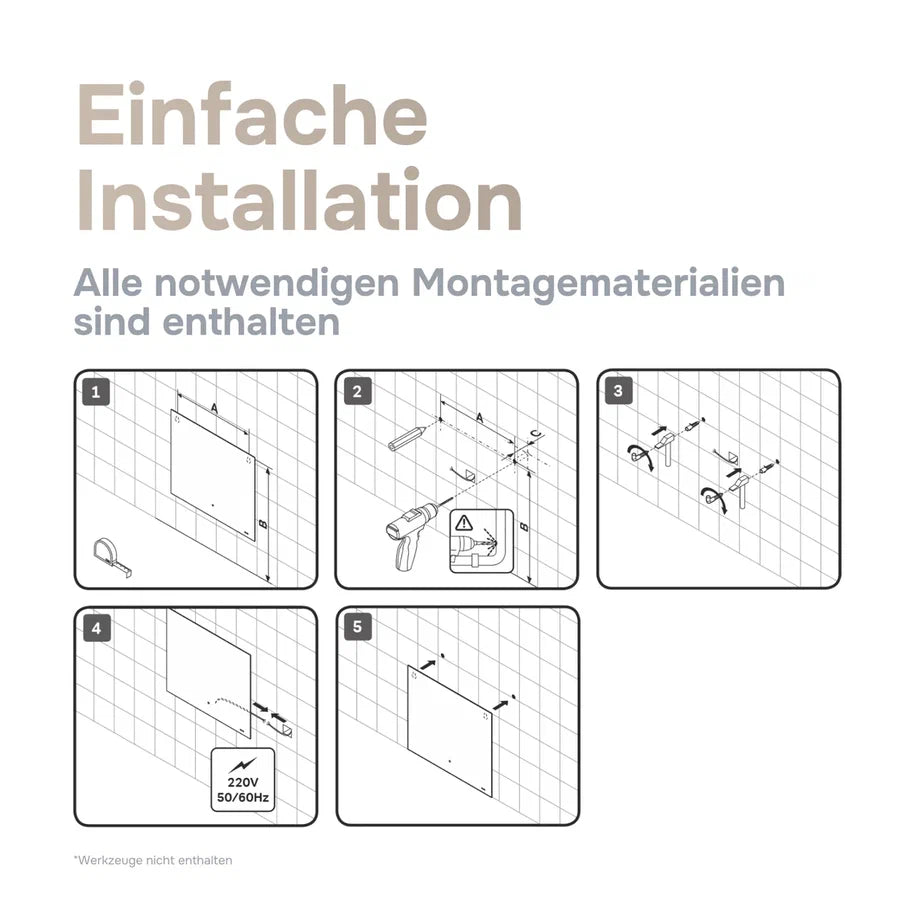 Badmöbel-Set mit Waschbecken und rundem LED-Badspiegel, 80 cm, 2 Schubladen, Weiß glänzend – MTA0802WGCMO4