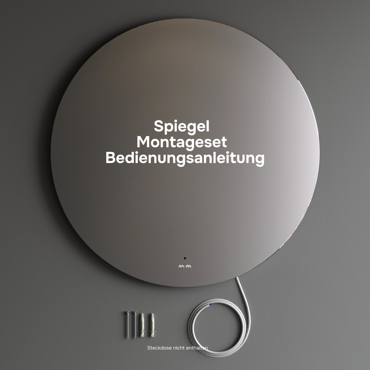 Miroir de salle de bain LED Hit 80 cm, intensité réglable, sans contact, antibuée–MTAMOX40801S